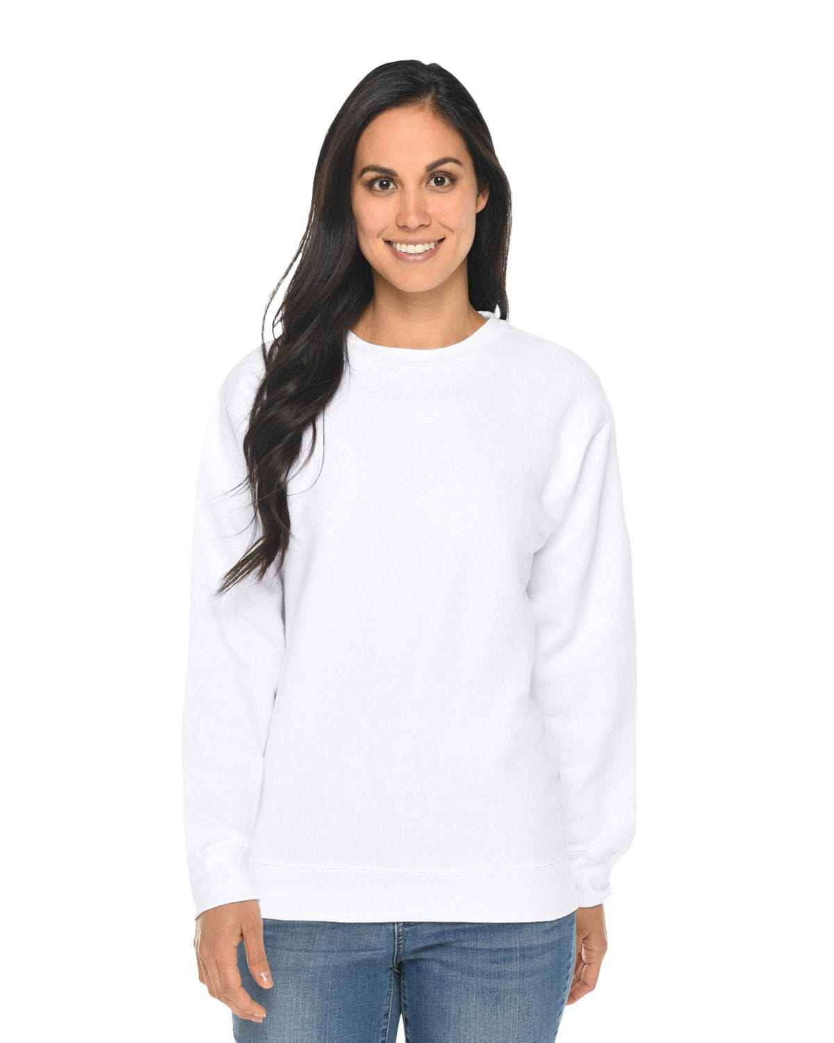 Lane Seven Sweatshirts/Fleece XS / White Lane Seven LS14004 Unisex Premium Crewneck Sweatshirt