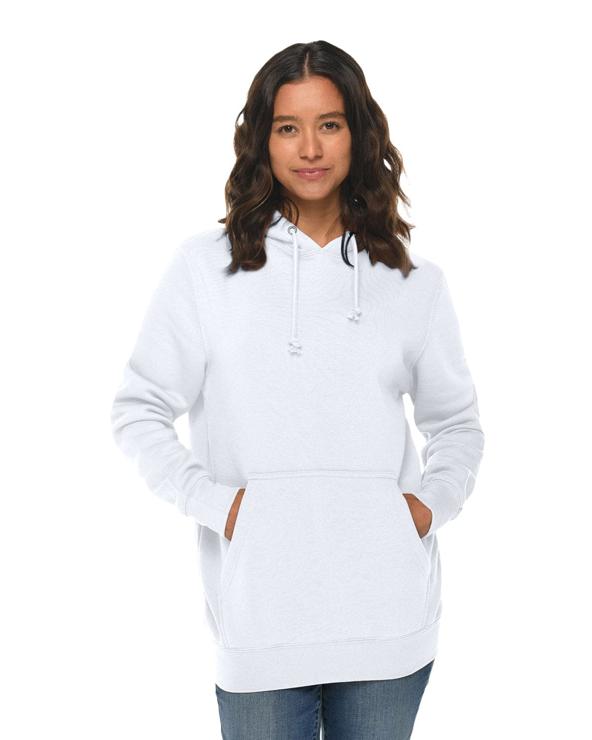 Lane Seven Sweatshirts/Fleece XS / White Lane Seven LS19001 Unisex Heavyweight Pullover Hooded Sweatshirt