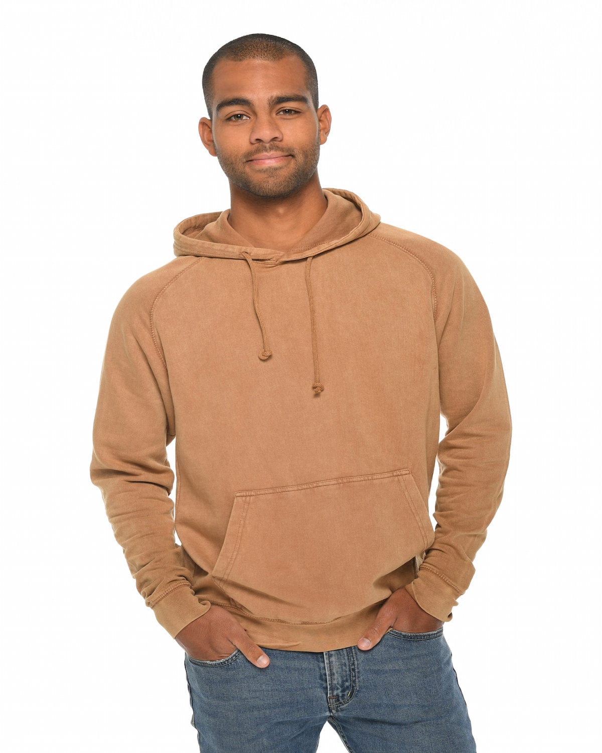 Lane Seven LST004 Unisex Vintage Raglan Hooded Sweatshirt in 