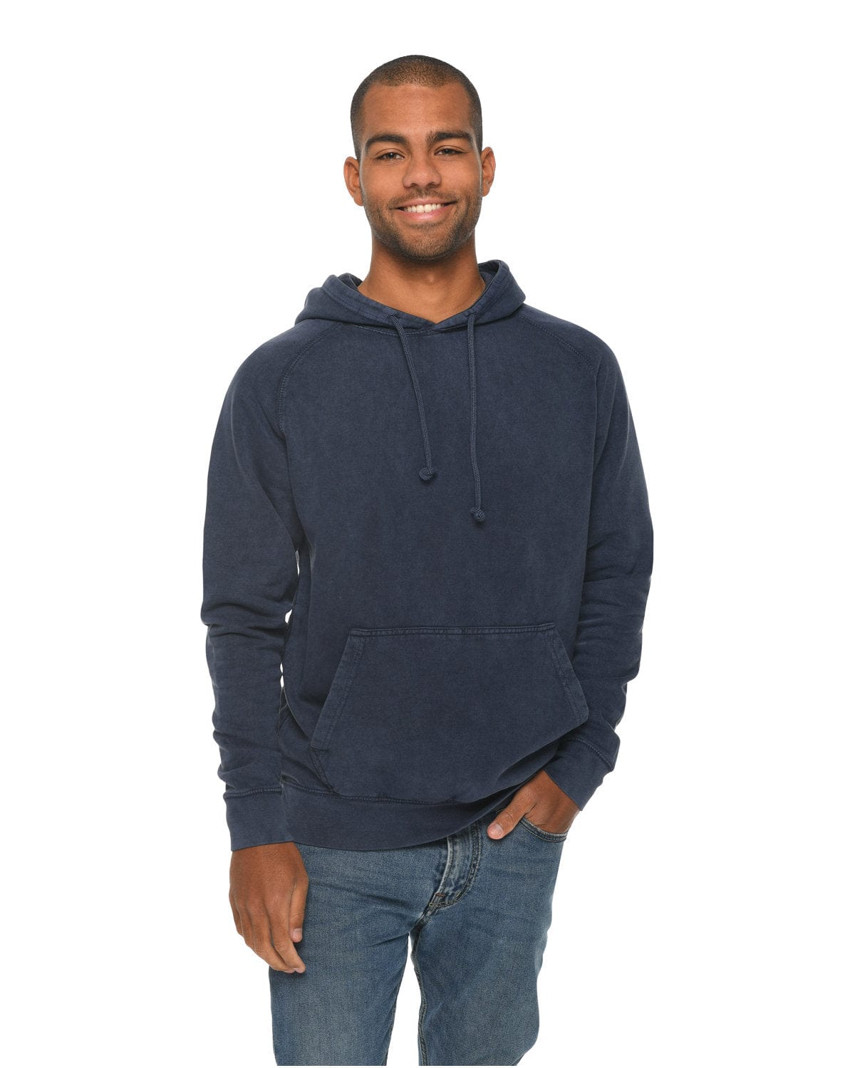 Lane Seven LST004 Unisex Vintage Raglan Hooded Sweatshirt in 