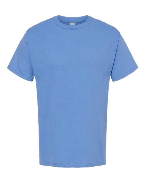 M&O 4800 Men's Gold Soft Touch T-Shirt in Carolina Blue