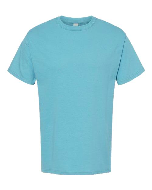 M&O 4800 Men's Gold Soft Touch T-Shirt in Diving Blue