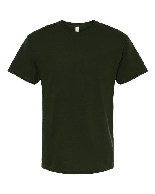 M&O 4800 Men's Gold Soft Touch T-Shirt in Forest Green