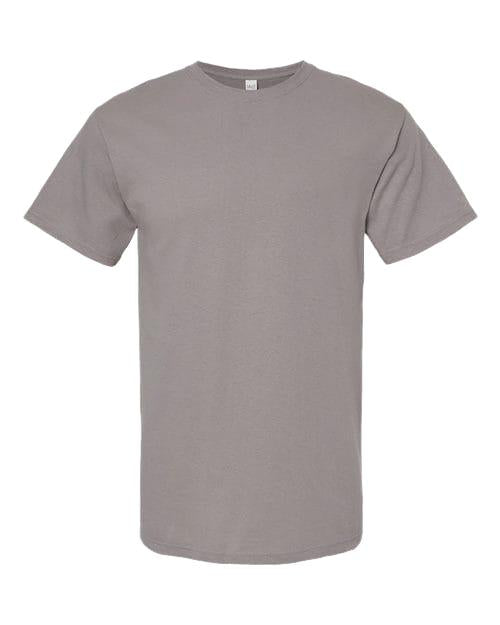 M&O 4800 Men's Gold Soft Touch T-Shirt in Gravel