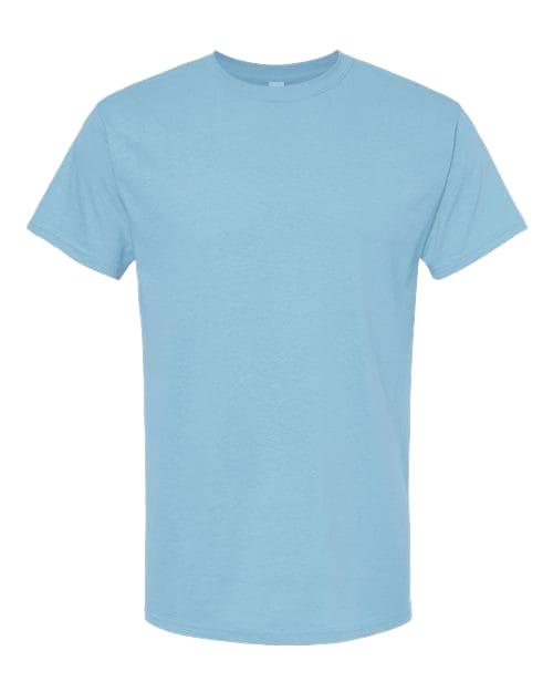 M&O 4800 Men's Gold Soft Touch T-Shirt in Light Blue