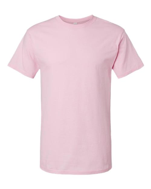 M&O 4800 Men's Gold Soft Touch T-Shirt in Light Pink