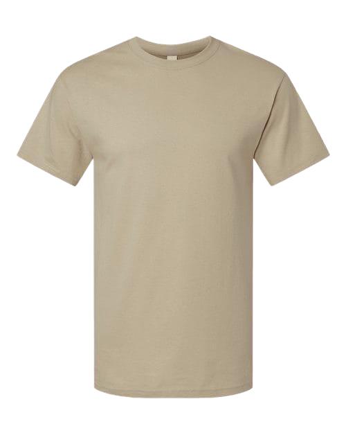 M&O 4800 Men's Gold Soft Touch T-Shirt in Sand