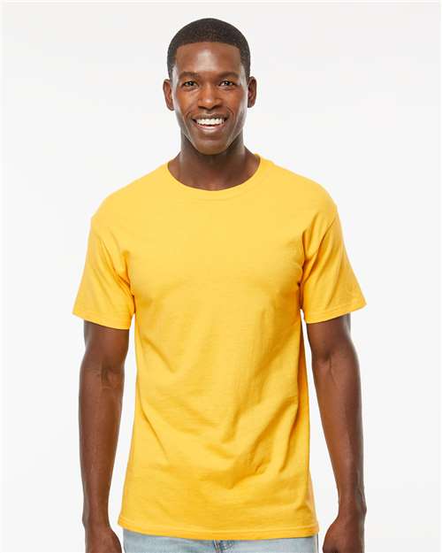 M&O 9440 S / Yellow M&O 4800 Men's Gold Soft Touch T-Shirt