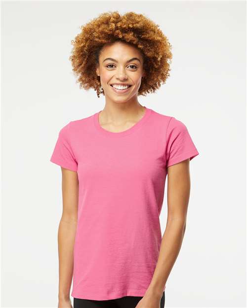 M&O 4810 Women's Gold Soft Touch T-Shirt in 