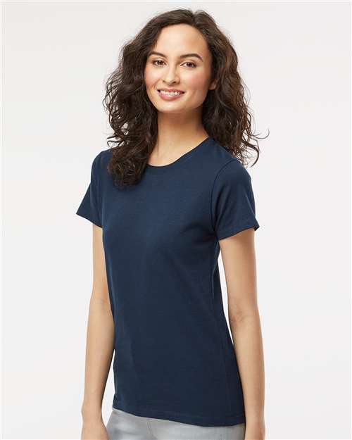 M&O 4810 Women's Gold Soft Touch T-Shirt in 