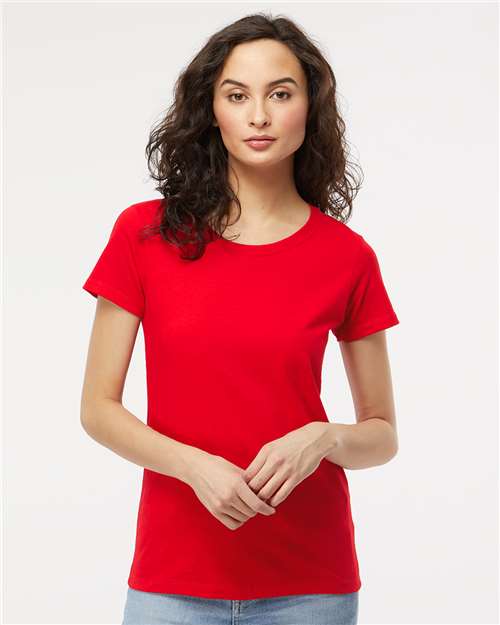 M&O 4810 Women's Gold Soft Touch T-Shirt in 
