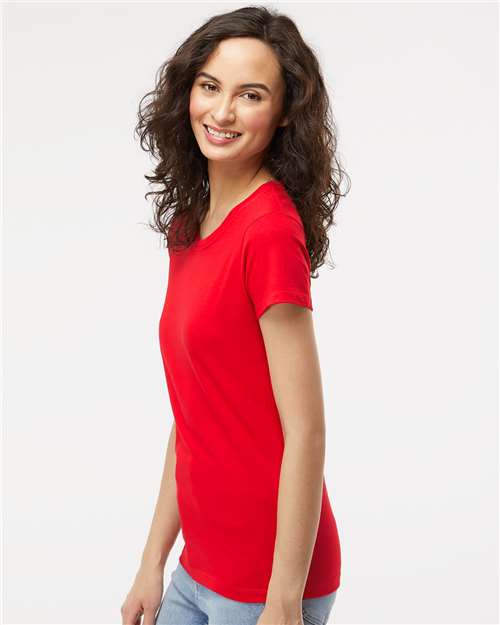 M&O 4810 Women's Gold Soft Touch T-Shirt in 