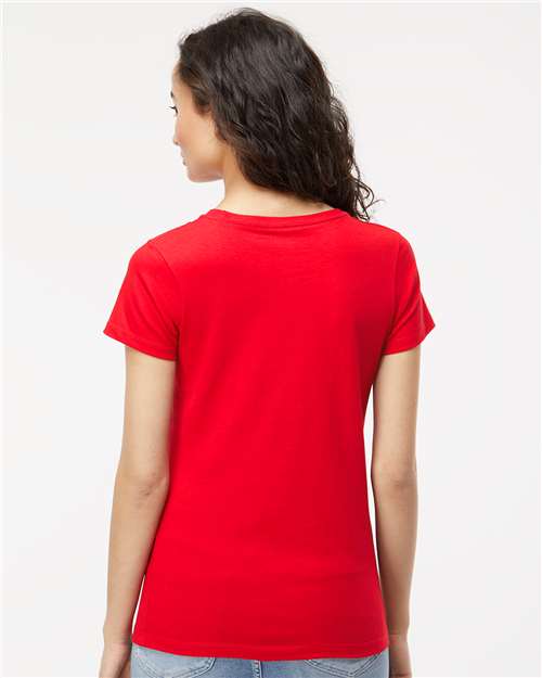 M&O 4810 Women's Gold Soft Touch T-Shirt in 