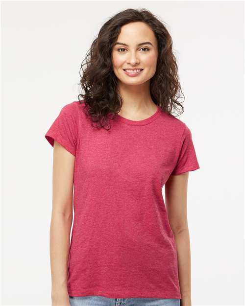 M&O 4810 Women's Gold Soft Touch T-Shirt in 