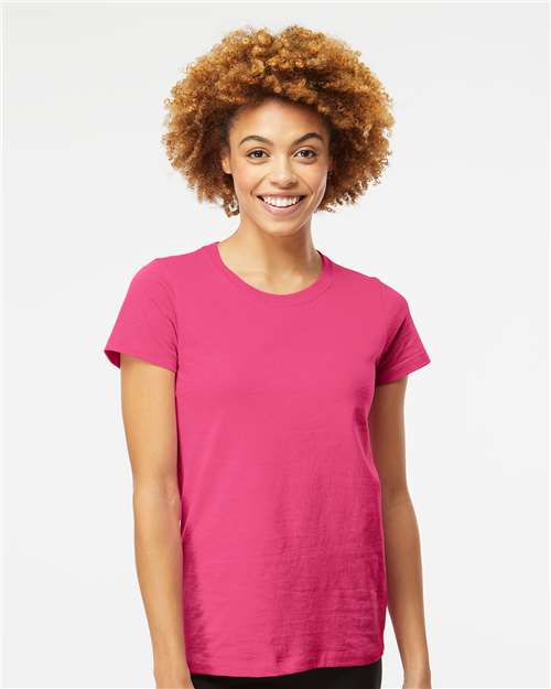 M&O 4810 Women's Gold Soft Touch T-Shirt in 