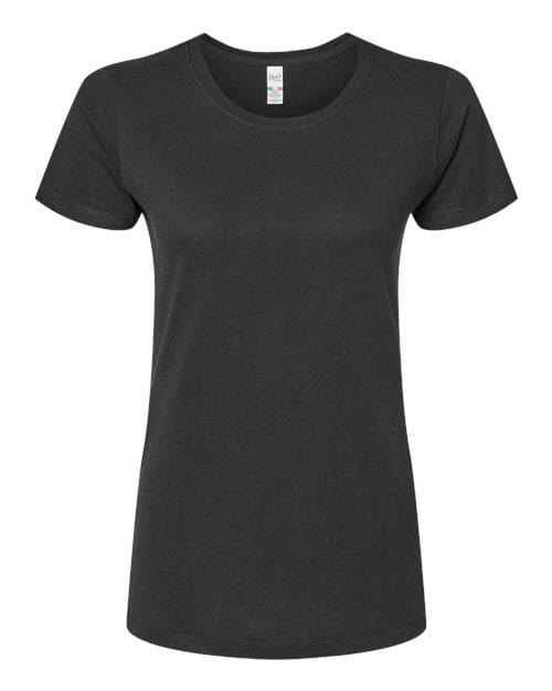 M&O 4810 Women's Gold Soft Touch T-Shirt in Black