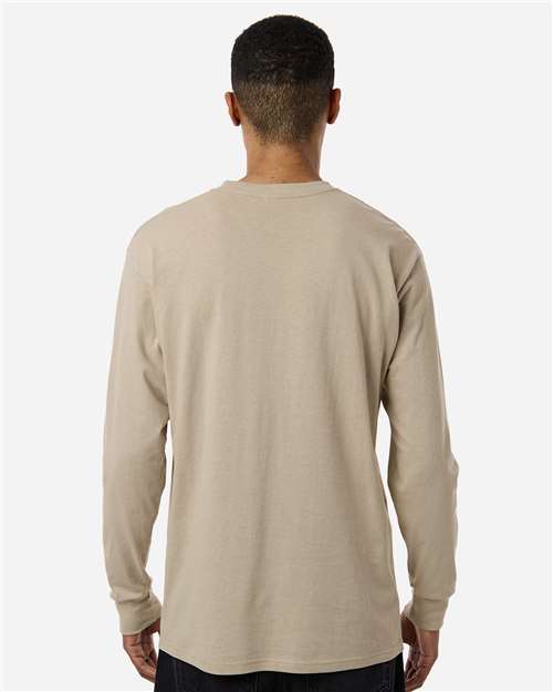 M&O 9460 M&O 4820 Unisex Gold Soft Touch Long Sleeve T-Shirt