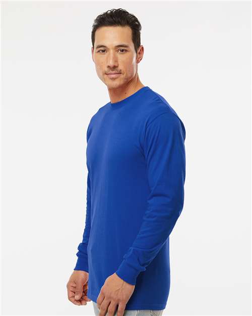 M&O 9460 S / Royal M&O 4820 Unisex Gold Soft Touch Long Sleeve T-Shirt