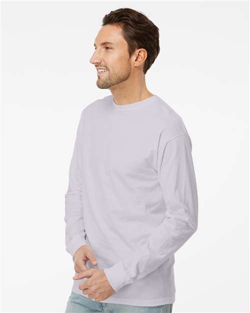 M&O 9460 S / Silver M&O 4820 Unisex Gold Soft Touch Long Sleeve T-Shirt