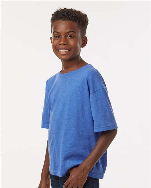 M&O 9463 M&O 4850 Youth Gold Soft Touch T-Shirt