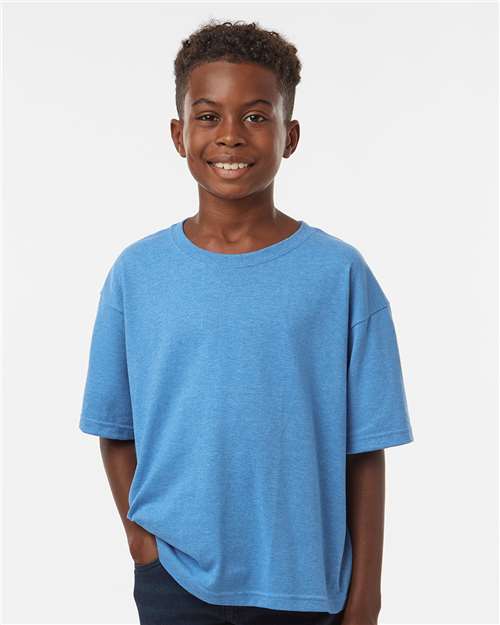 M&O 9463 M&O 4850 Youth Gold Soft Touch T-Shirt