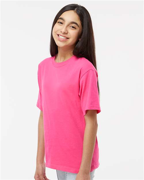 M&O 9463 M&O 4850 Youth Gold Soft Touch T-Shirt