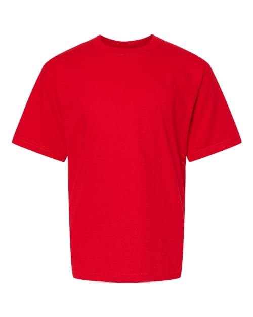 M&O 4850 Youth Gold Soft Touch T-Shirt in 