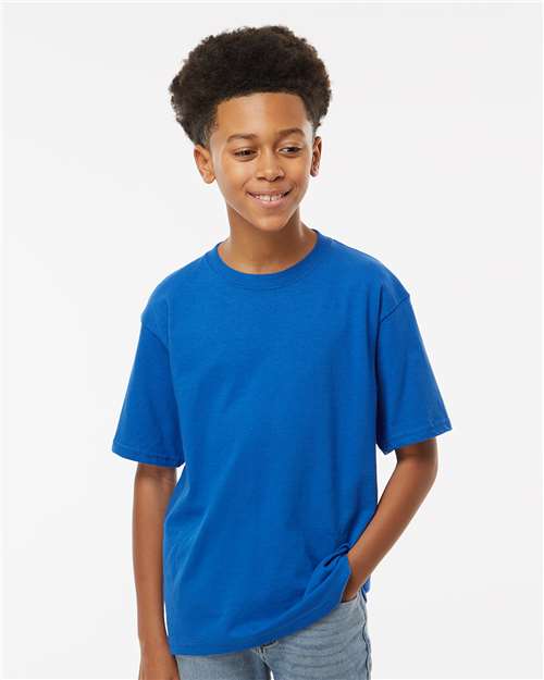 M&O 9463 M&O 4850 Youth Gold Soft Touch T-Shirt