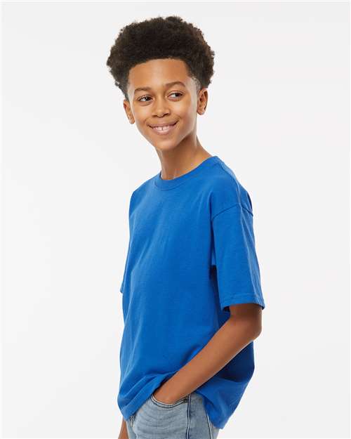 M&O 9463 M&O 4850 Youth Gold Soft Touch T-Shirt