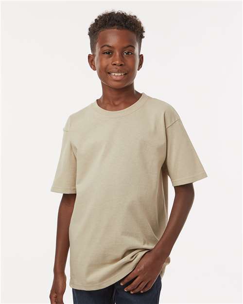 M&O 9463 M&O 4850 Youth Gold Soft Touch T-Shirt