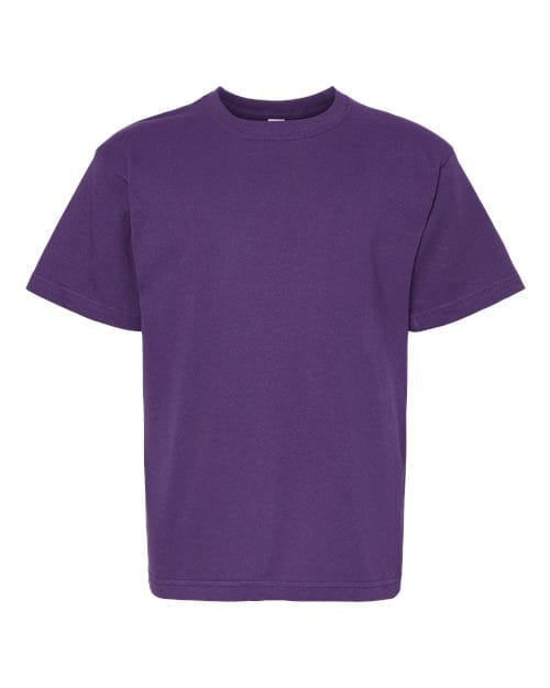M&O 4850 Youth Gold Soft Touch T-Shirt in 