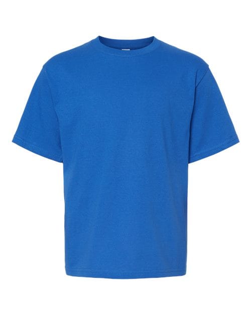 M&O 4850 Youth Gold Soft Touch T-Shirt in 