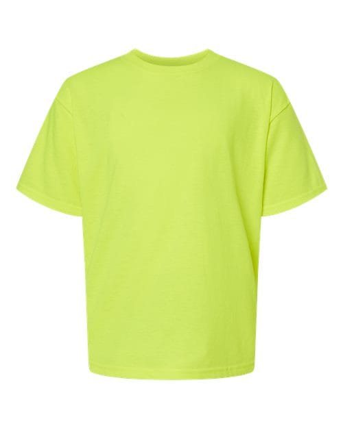 M&O 4850 Youth Gold Soft Touch T-Shirt in 