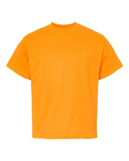 M&O 4850 Youth Gold Soft Touch T-Shirt in 