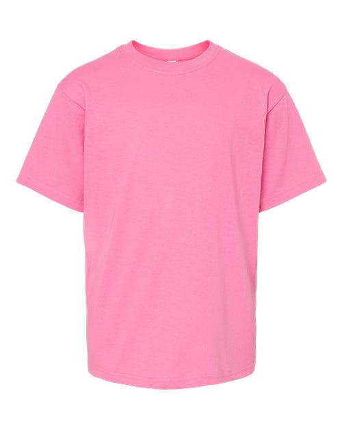 M&O 4850 Youth Gold Soft Touch T-Shirt in 
