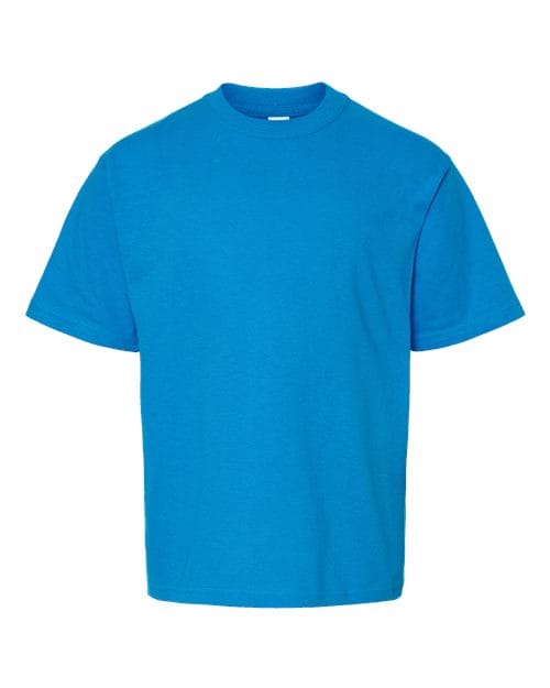 M&O 4850 Youth Gold Soft Touch T-Shirt in 