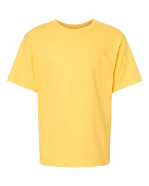 M&O 4850 Youth Gold Soft Touch T-Shirt in 