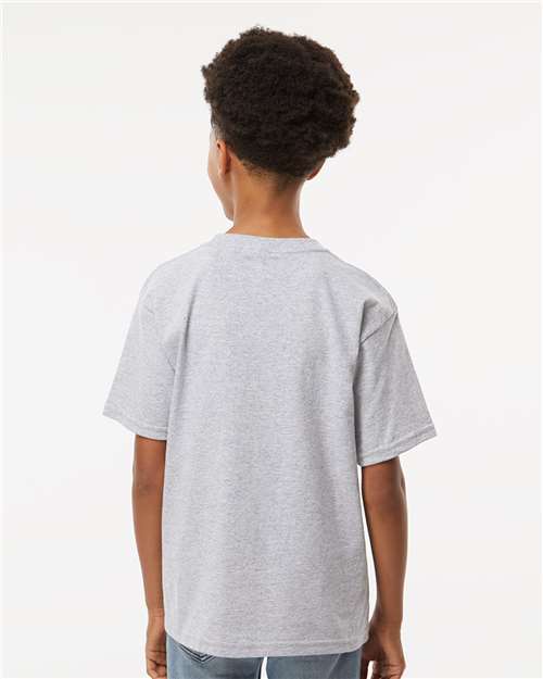 M&O 4850 Youth Gold Soft Touch T-Shirt in 