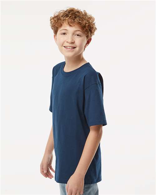 M&O 9463 M&O 4850 Youth Gold Soft Touch T-Shirt