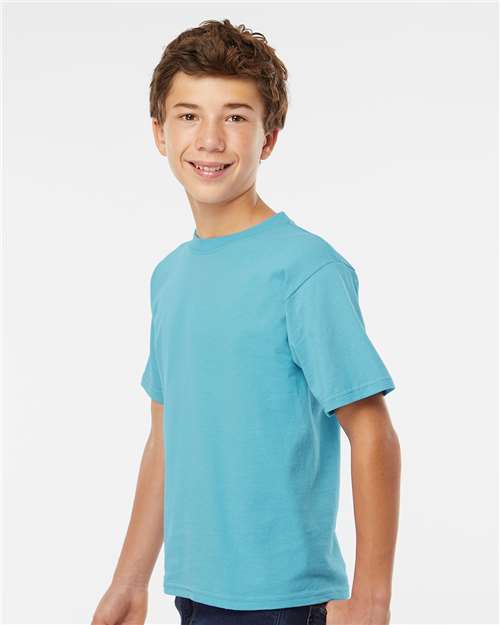 M&O 9463 M&O 4850 Youth Gold Soft Touch T-Shirt