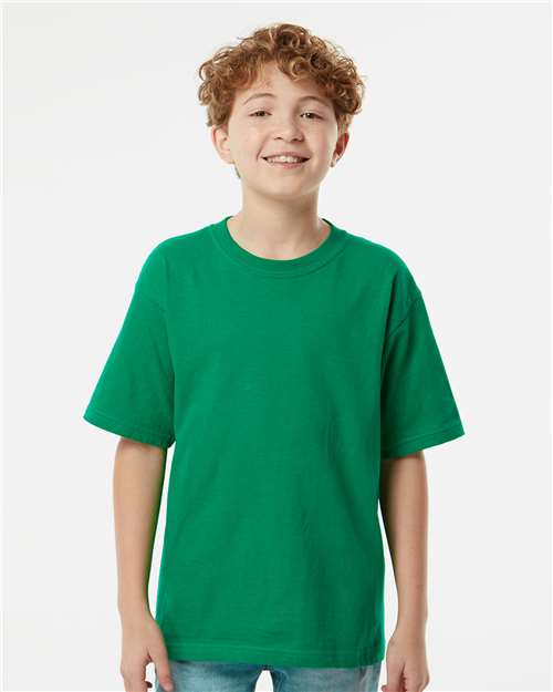 M&O 9463 M&O 4850 Youth Gold Soft Touch T-Shirt