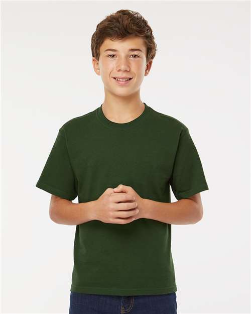 M&O 9463 M&O 4850 Youth Gold Soft Touch T-Shirt