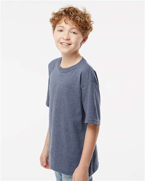 M&O 9463 M&O 4850 Youth Gold Soft Touch T-Shirt