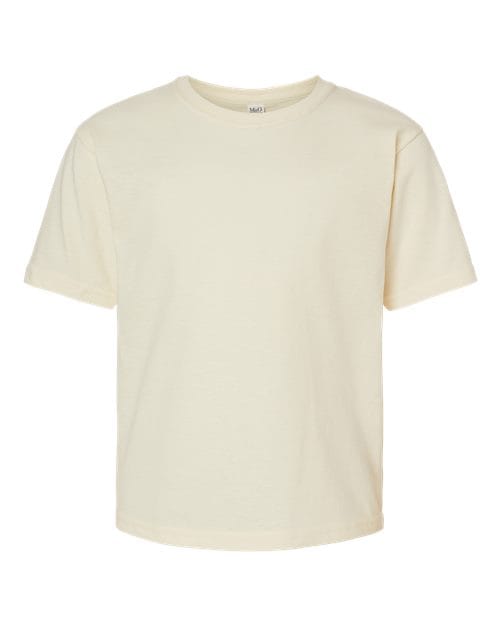 M&O 4850 Youth Gold Soft Touch T-Shirt in Natural