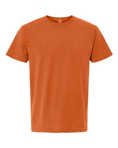 M&O 6500M-Unisex Vintage Garment-Dyed T-Shirt in Burnt Orange