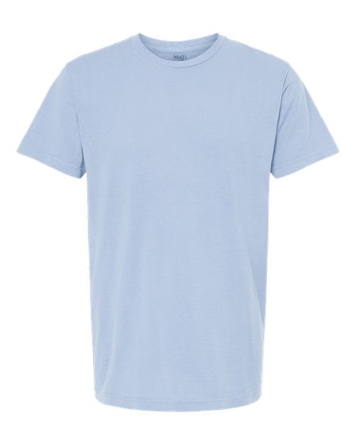M&O 6500M-Unisex Vintage Garment-Dyed T-Shirt in Chambray