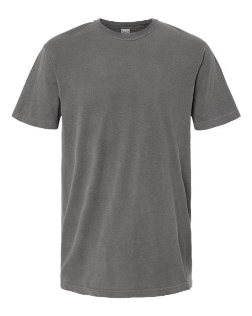 M&O 6500M-Unisex Vintage Garment-Dyed T-Shirt in Grey