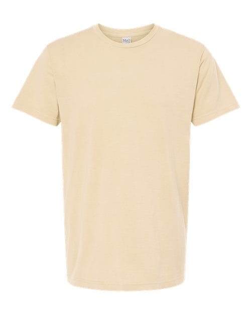M&O 6500M-Unisex Vintage Garment-Dyed T-Shirt in Ivory