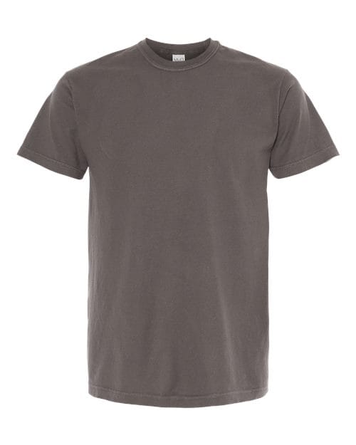 M&O 6500M-Unisex Vintage Garment-Dyed T-Shirt in Pepper