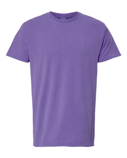 M&O 6500M-Unisex Vintage Garment-Dyed T-Shirt in Violet